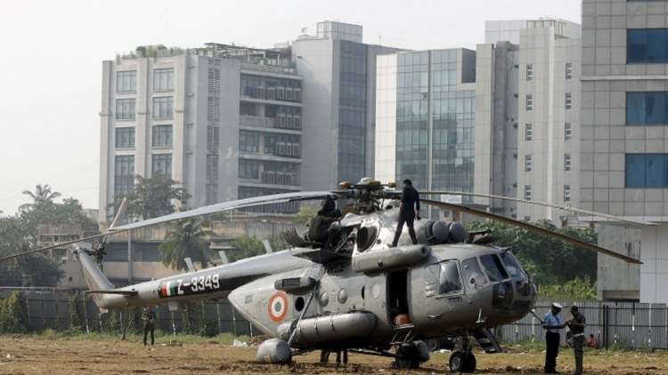 مقتل 7 أشخاص إثر سقوط مروحية عسكرية في الهند