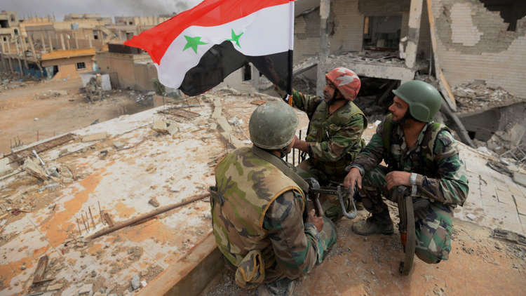 الجيش السوري يعلن القضاء على آخر تجمعات 