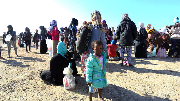 قوات حكومة الوفاق تلقي القبض على 3150 مهاجرا غير شرعي في صبراتة الليبية