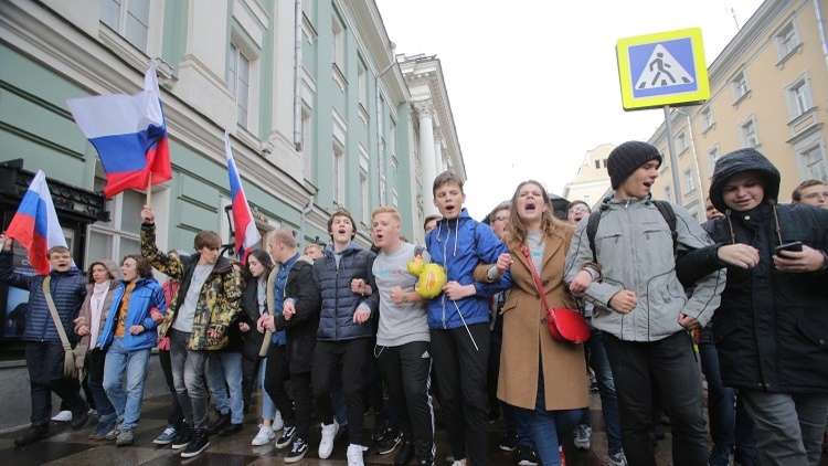 إطلاق سراح كل المتظاهرين المحتجزين في مختلف المدن الروسية