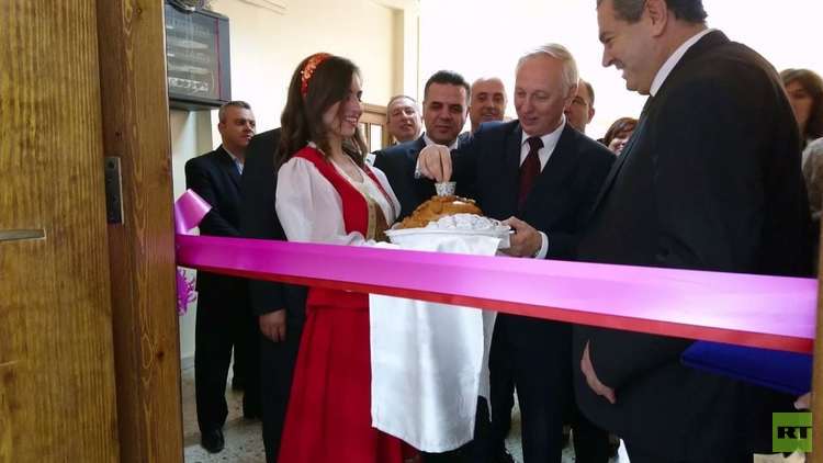 افتتاح المركز الروسي في جامعة دمشق