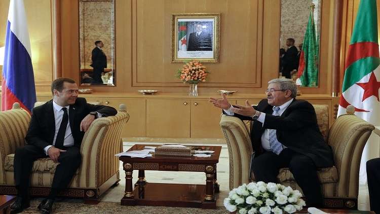 مدفيديف يلتقي نظيره الجزائري وبوتفليقة