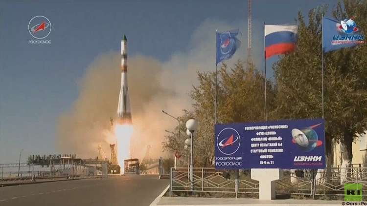 إطلاق شاحنة روسية إلى المحطة الفضائية الدولية من 