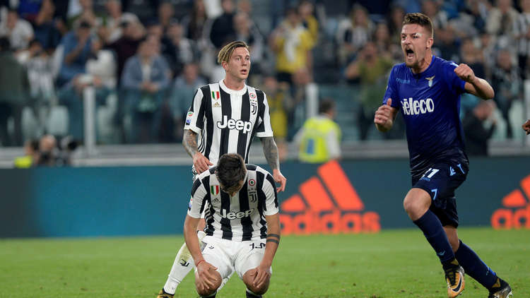 سقوط يوفنتوس أمام لاتسيو في الكالتشيو 