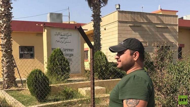 الجيش العراقي داخل شركة نفط الشمال بكركوك