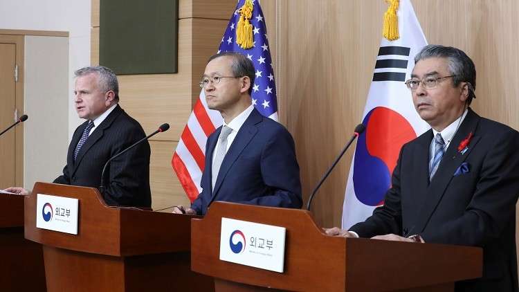 سيئول وواشنطن وطوكيو: مستعدون لحل دبلوماسي للمشكلة الكورية