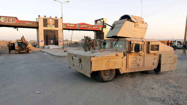 القوات العراقية تسيطر على طريق كركوك-أربيل والبيشمركة تعلن إحباط هجمات للحشد