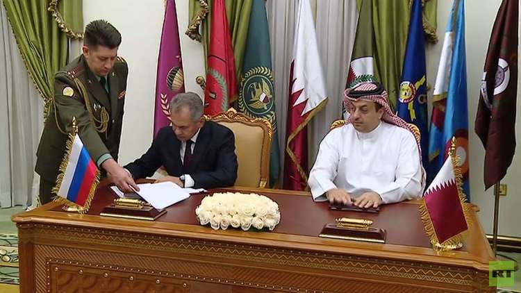 وزير الدفاع الروسي يوقع في الدوحة مع نظيره القطري اتفاقية حكومية حول التعاون العسكري-التقني 