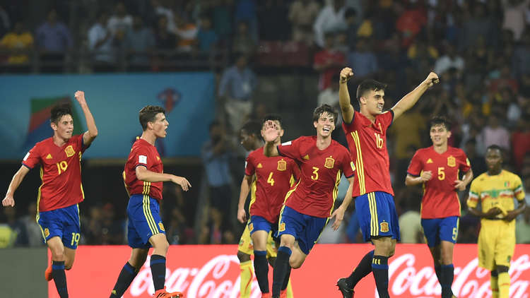 إسبانيا تضرب موعدا مع إنجلترا في نهائي كأس العالم تحت 17 عاما