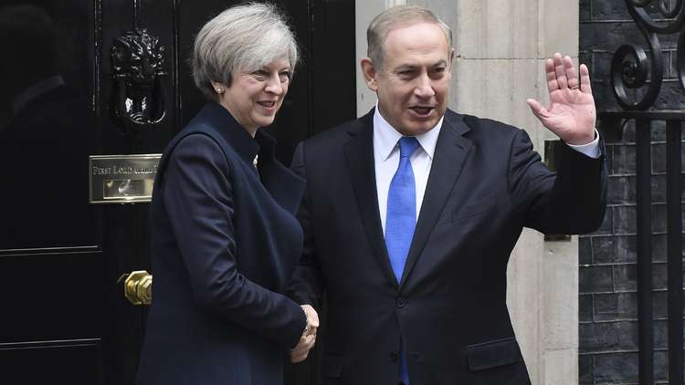 ماي: فخورة بدور بريطانيا في إقامة إسرائيل وسنحتفل بمئوية 