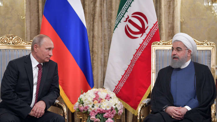 بوتين يلتقي روحاني في طهران 
