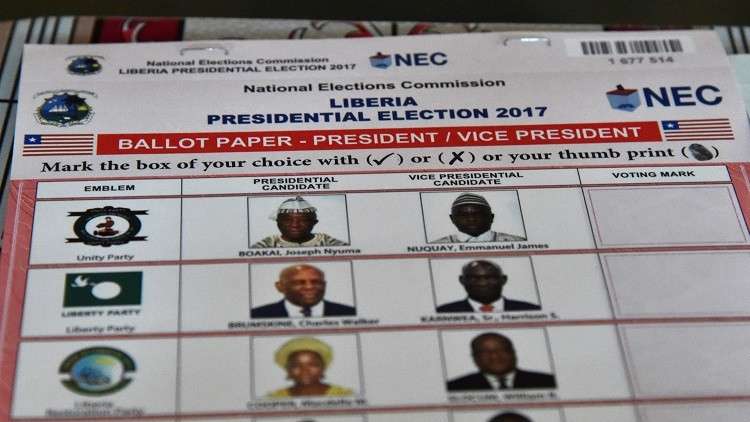 تعليق الجولة الثانية من انتخابات الرئاسة في ليبيريا بسبب ادعاءات بالتزوير