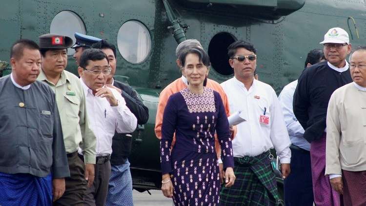 زعيمة ميانمار تقوم بأول زيارة لولاية راخين موطن الروهينغا