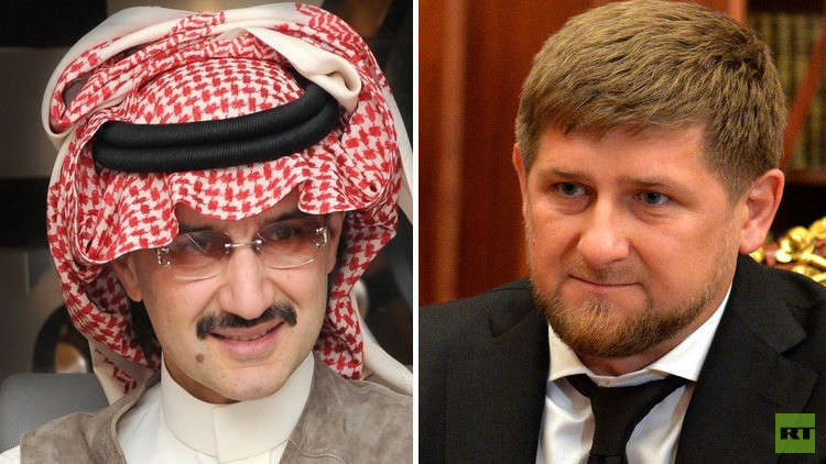 قديروف يعلن تشكيل فريق عمل مشترك مع الوليد بن طلال 