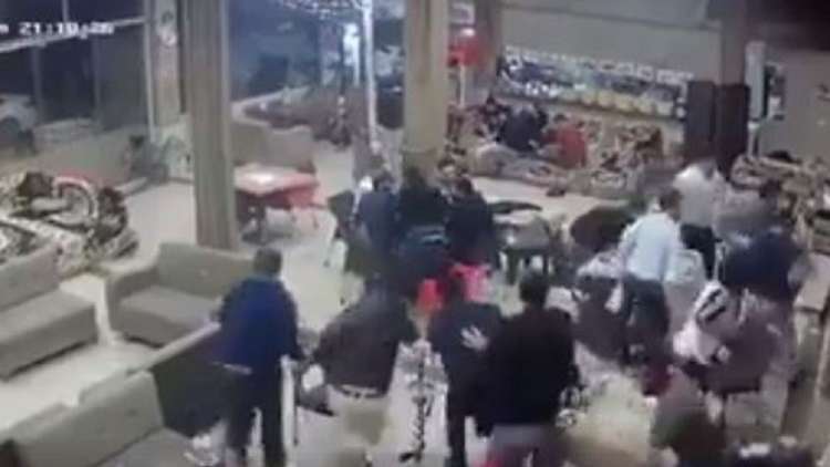 هروب جماعي من أحد مقاهي السليمانية بفعل الزلزال