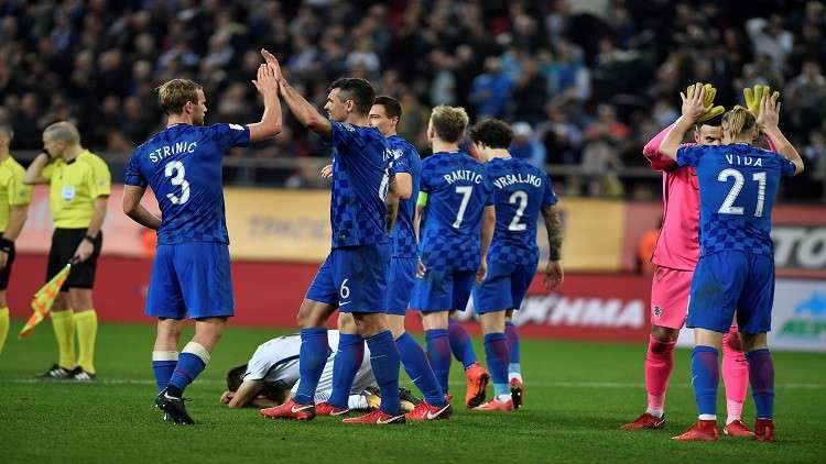 كرواتيا تنجز المهمة وتتأهل لمونديال روسيا
