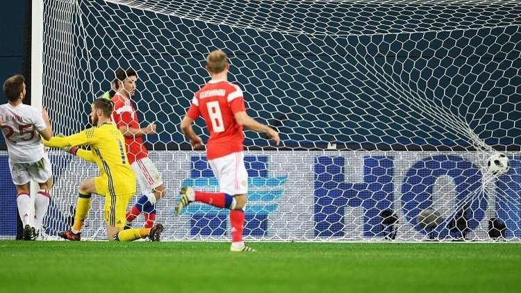 روسيا تتعادل مع إسبانيا في مباراة غزيرة بالأهداف.. (فيديو)