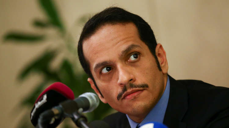 وزير خارجية قطر يبحث مع سيناتورات أمريكيين 