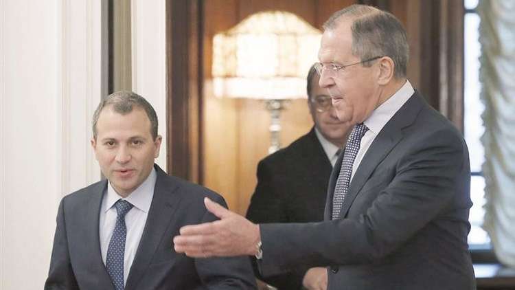 لافروف سيبحث مع باسيل الأوضاع اللبنانية