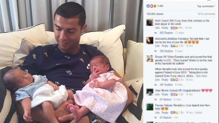 رونالدو: أريد 7 أطفال و7 كرات ذهبية