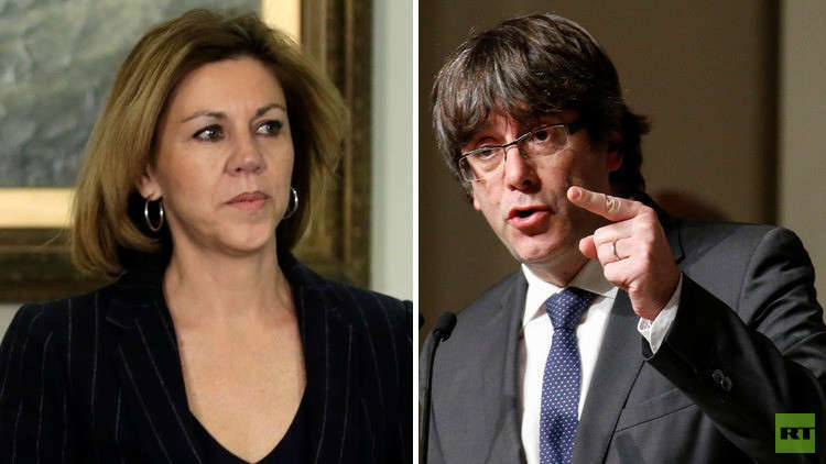 وزيرة الدفاع الإسبانية تقع في الفخ 