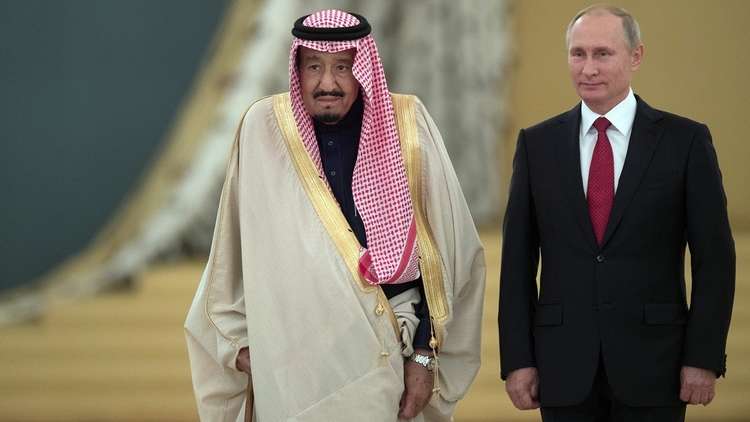 الكرملين: الرئيس بوتين يبحث مع الملك سلمان الأوضاع في سوريا