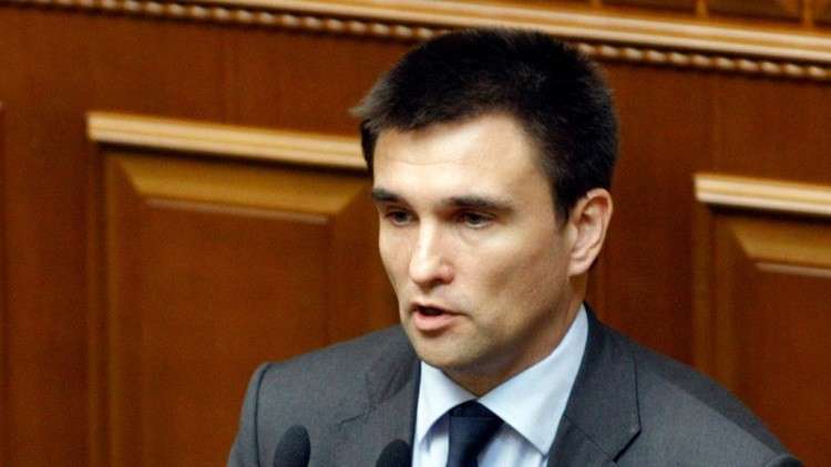 وزير الخارجية الأوكراني في إسرائيل 