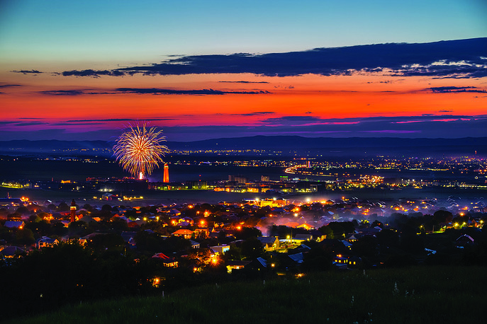 سحر المساء في العاصمة الإنغوشية ماغاش