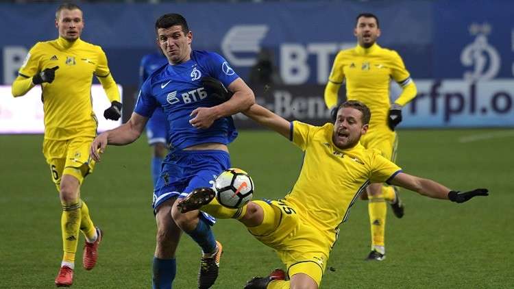 فوز ثمين لدينامو موسكو على روستوف في الدوري الروسي