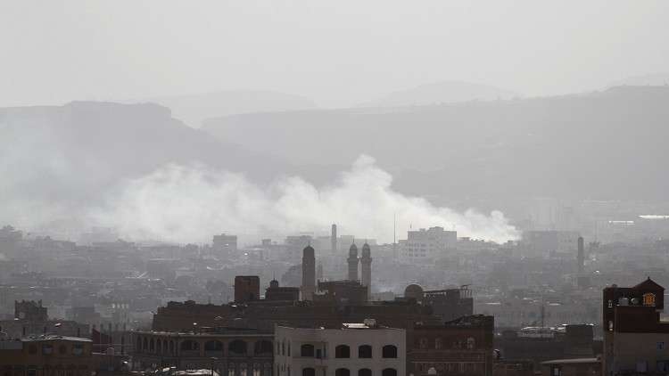 مقاتلات التحالف العربي تشن غارات على مواقع للحوثيين في صنعاء