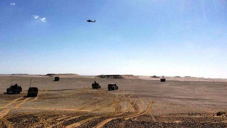 الجيش المصري يدمر عربة إرهابيين قبل تنفيذهم هجوما في سيناء