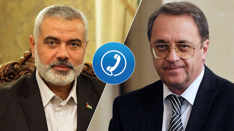 هنية يهاتف بوغدانوف لبحث التوجهات الأمريكية نحو القدس