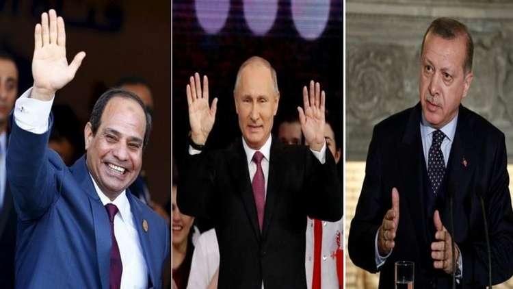 بوتين يجمع بين القاهرة وأنقرة