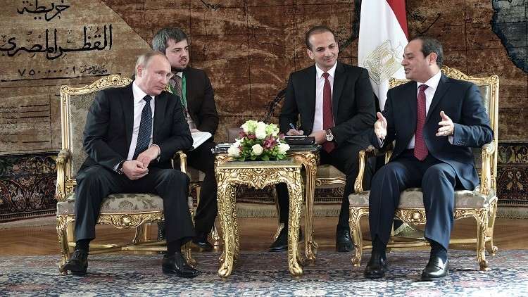 بوتين يطلع السيسي على تفاصيل لقائه مع الأسد