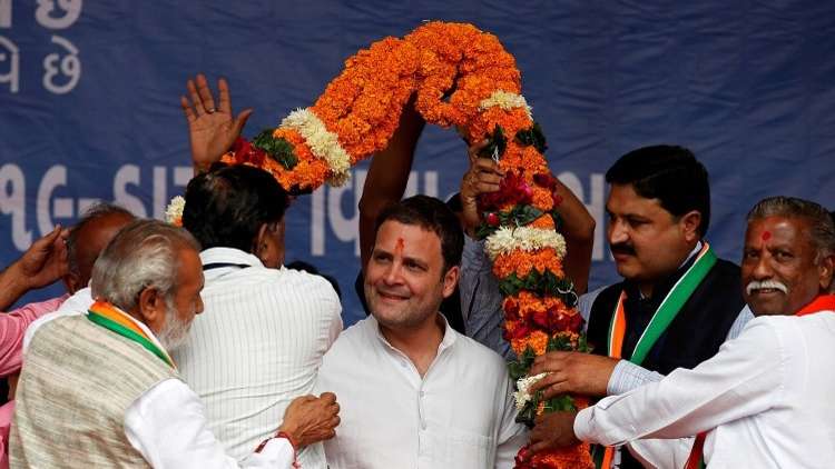 حفيد غاندي يتوّج رئيسا لحزب المؤتمر الهندي المعارض
