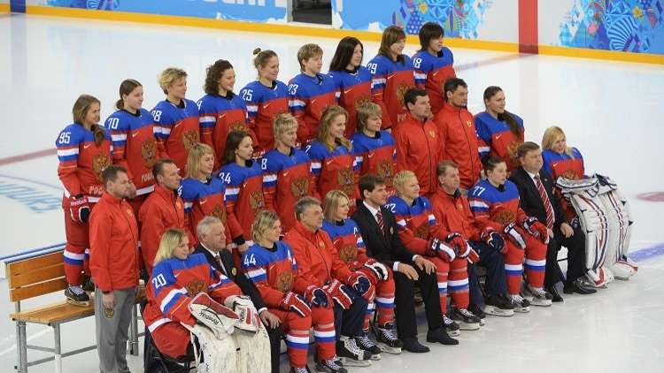 إيقاف 6 من لاعبات روسيا لهوكي الجليد