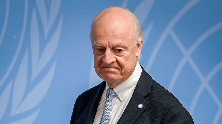 الحكومة السورية تهاجم دي ميستورا