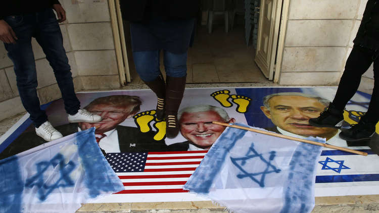 "فتح": الأربعاء يوم غضب فلسطيني وعالمي ضد الولايات المتحدة وزيارة نائب الرئيس الأمريكي