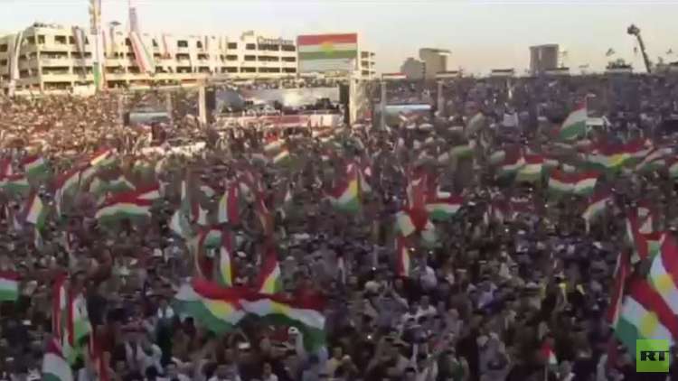 مظاهرات حاشدة في إقليم كردستان العراق