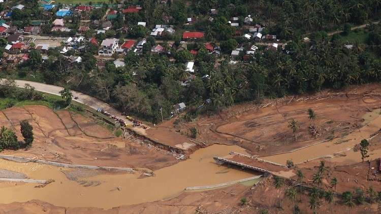 مصرع 43 شخصا وفقدان العشرات جراء عاصفة في الفلبين
