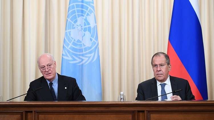 لافروف: مؤتمر الحوار السوري في سوتشي يهدف إلى تنفيذ القرار 2254