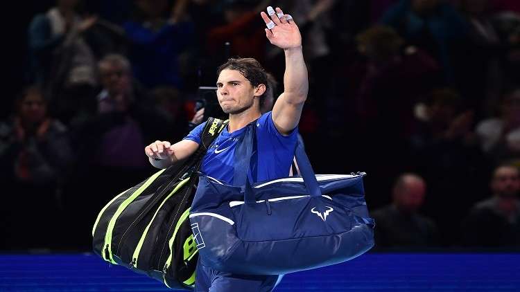 نادال ينسحب من بطولة أبوظبي الاستعراضية