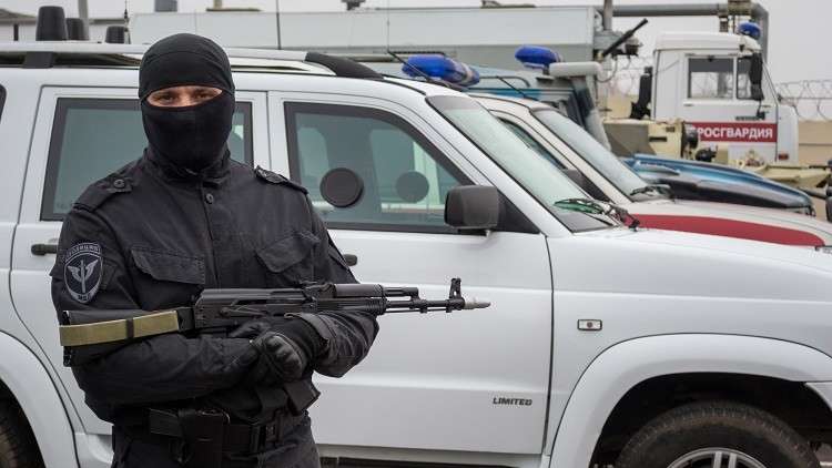 الحرس الوطني الروسي يعلن القضاء على مسلحين خططوا لهجمات خلال عيد رأس السنة