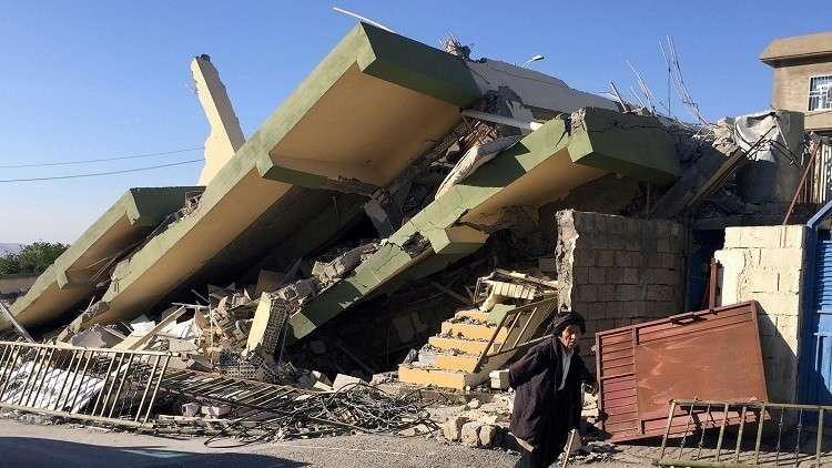 كردستان بحاجة لـ 370 مليون دولار لإزالة أضرار الزلازل