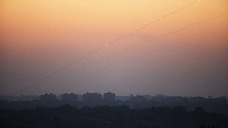 إطلاق صاروخين من قطاع غزة على جنوب إسرائيل