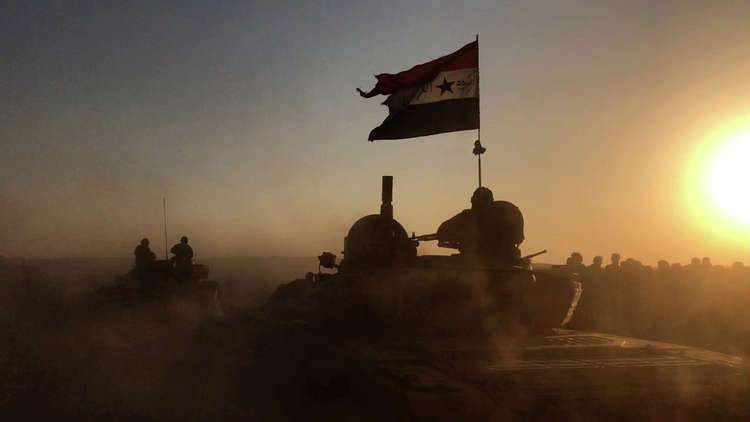 التلول الحمر... الجيش السوري 