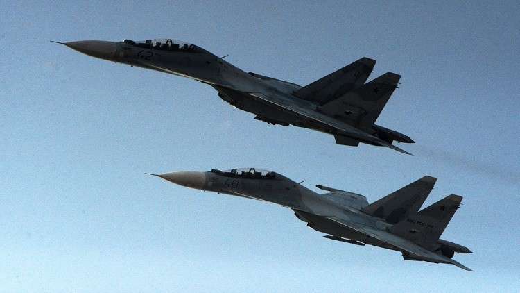 الجيش الأمريكي ينشر فيديو لمرافقة مقاتلاته "سو-30" فوق البلطيق