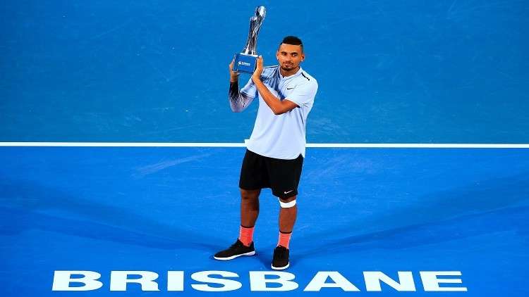 كيريوس يتوّج بلقب بطولة بريزبين