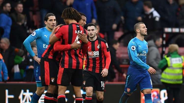 بورنموث يقلب الطاولة على آرسنال في البريمير ليغ 