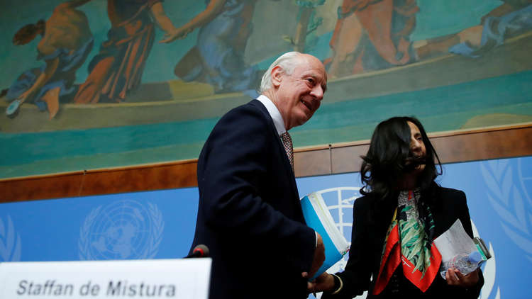 دي ميستورا يدرس المشاركة في "سوتشي".. و"جنيف-9" قبل حلول فبراير